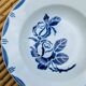 Set of 6 old earthenware soup plates, Sarreguemines Bastia service