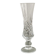 Cut crystal single-stem vase
