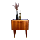 Vintage art deco bedside table, S.E.M.B. Registered model