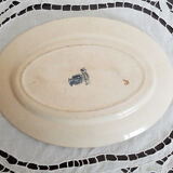 Oval serving dish in Gien earthenware