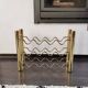 Vintage brass wine rack, 1970