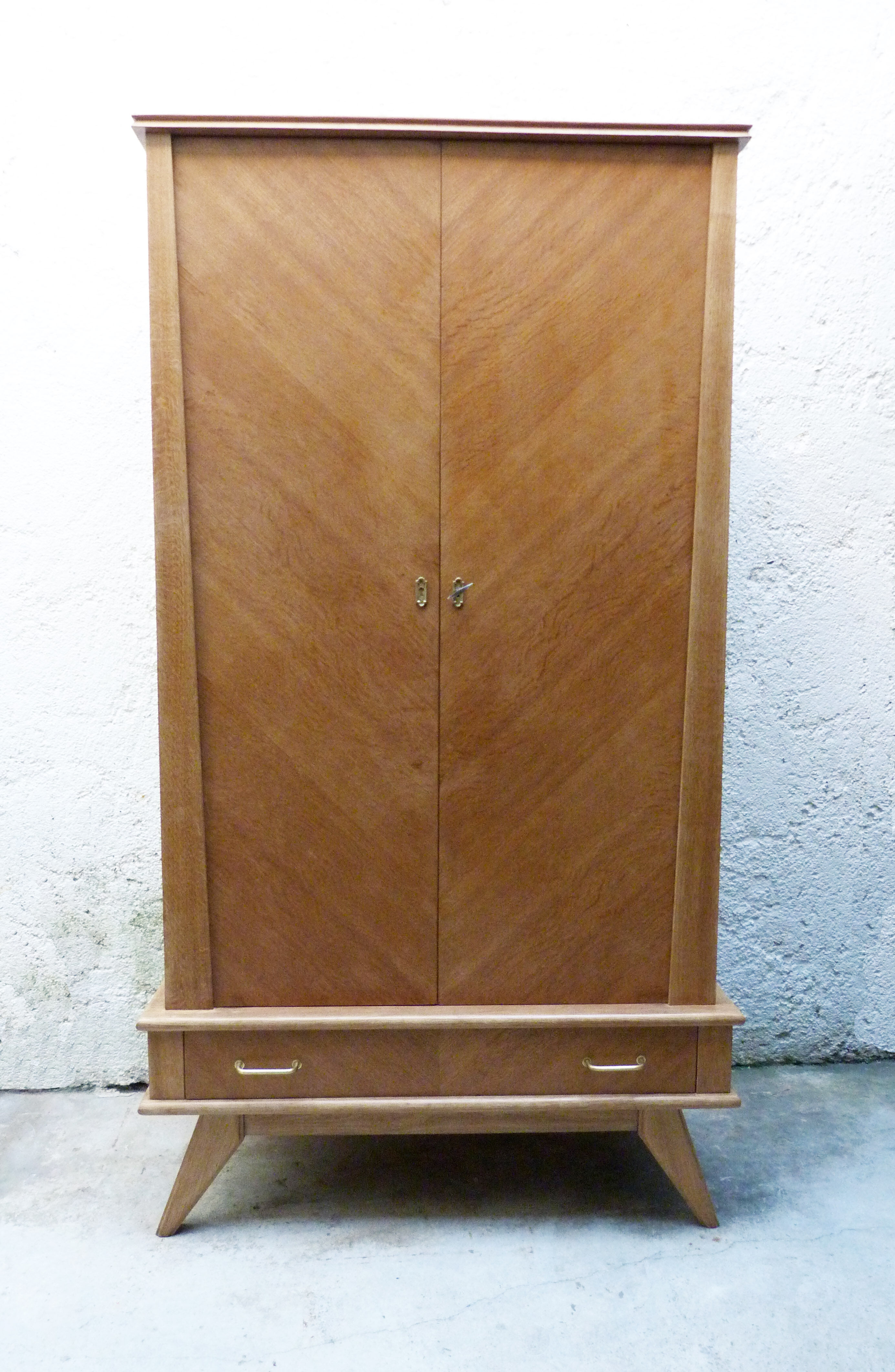 Vintage compass feet cabinet