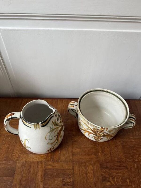 Ensemble cache-pot et pichet Keraluc Quimper