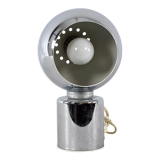 Italian Space Age chrome table lamp signed by Reggiani