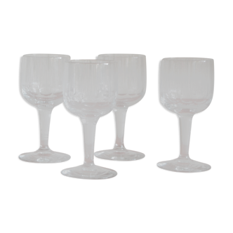 Set of 4 aperitif stemmed glasses