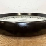 Industrial bakelite factory wall clock from pragotron, 1960s