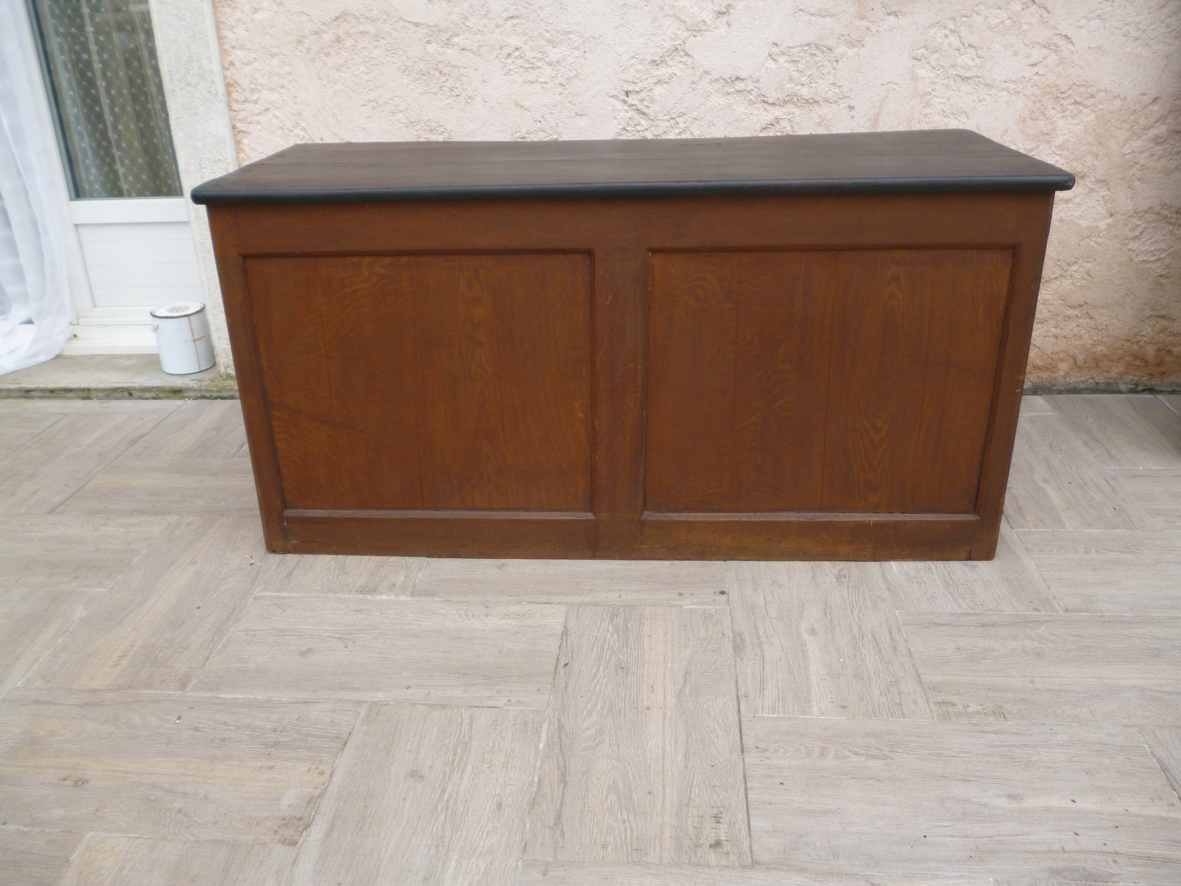 Old store counter with drawer