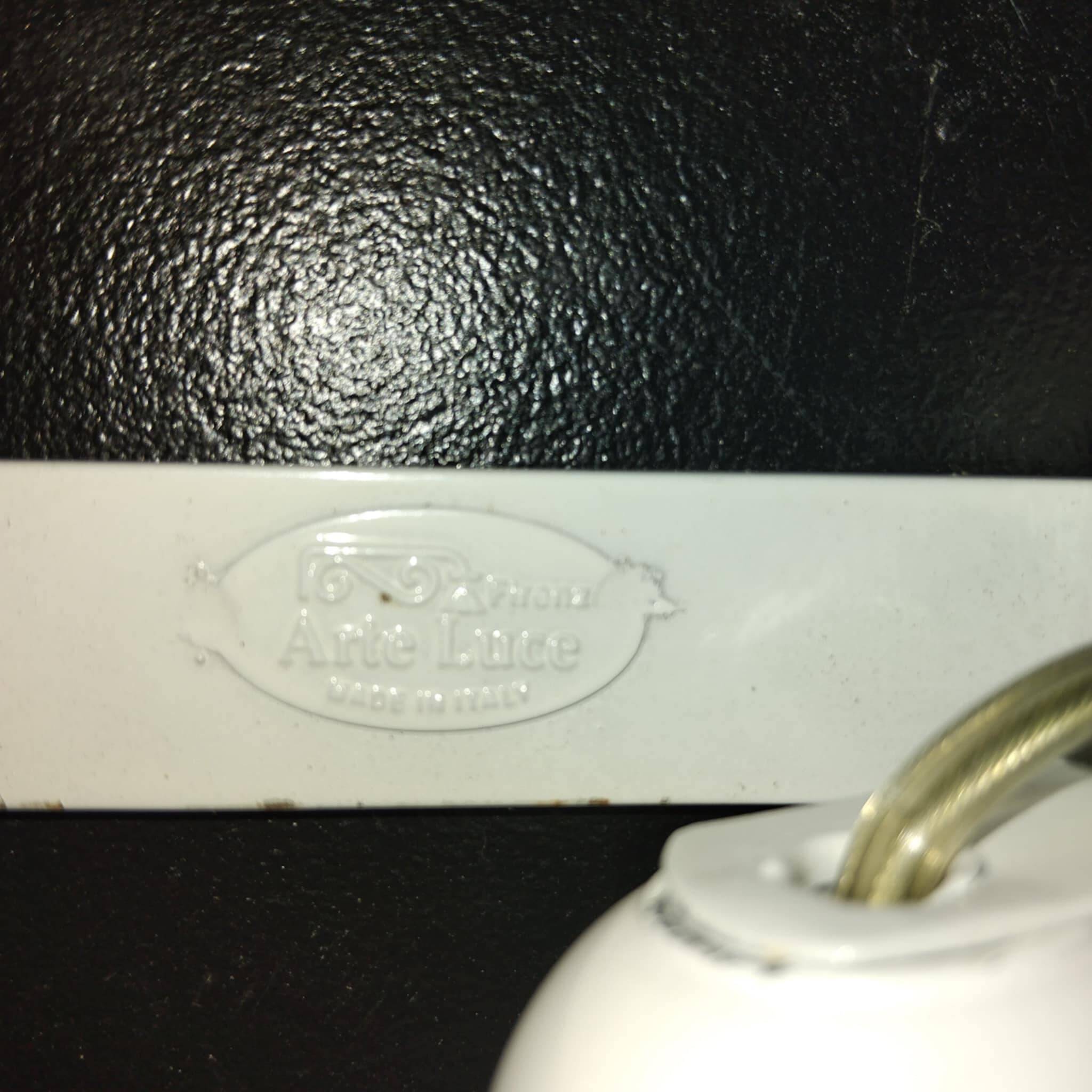 ARTELUCE square wall light in Murano glass and metal from the 70s/80s