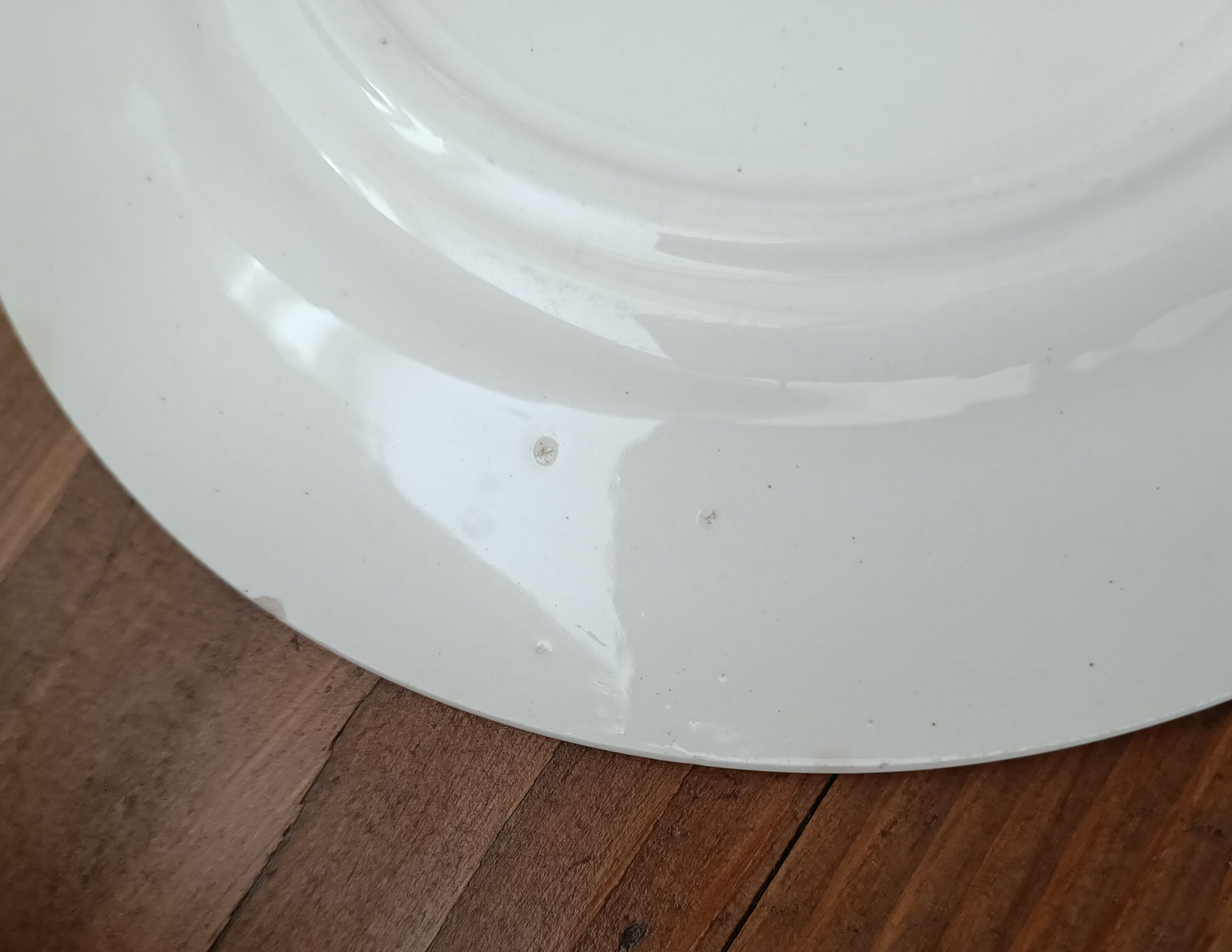 6 dessert plates iron land Saint Amand