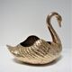 Cache pot laiton zoomorphe cygne vintage