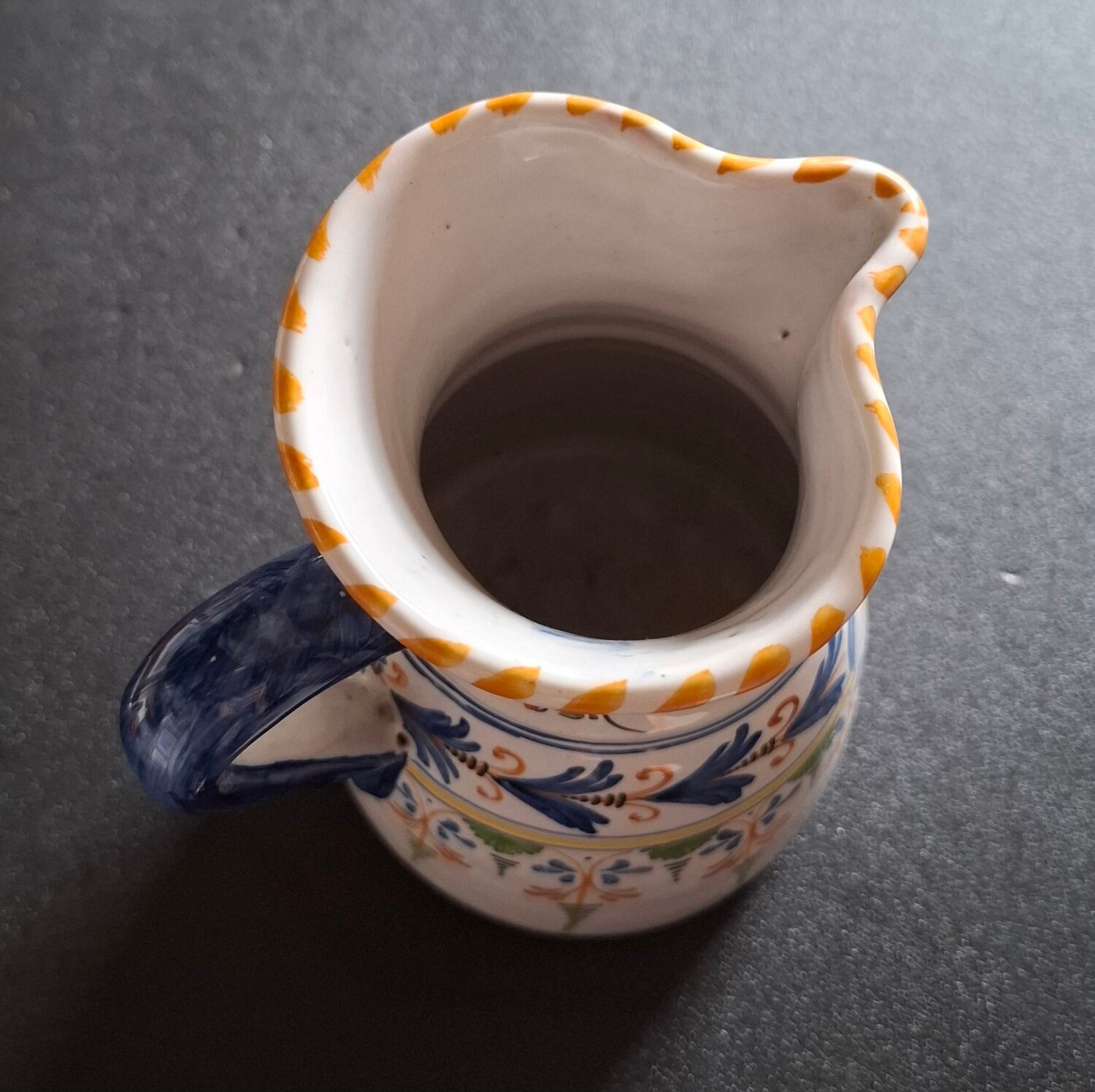 Handcrafted ceramic jug