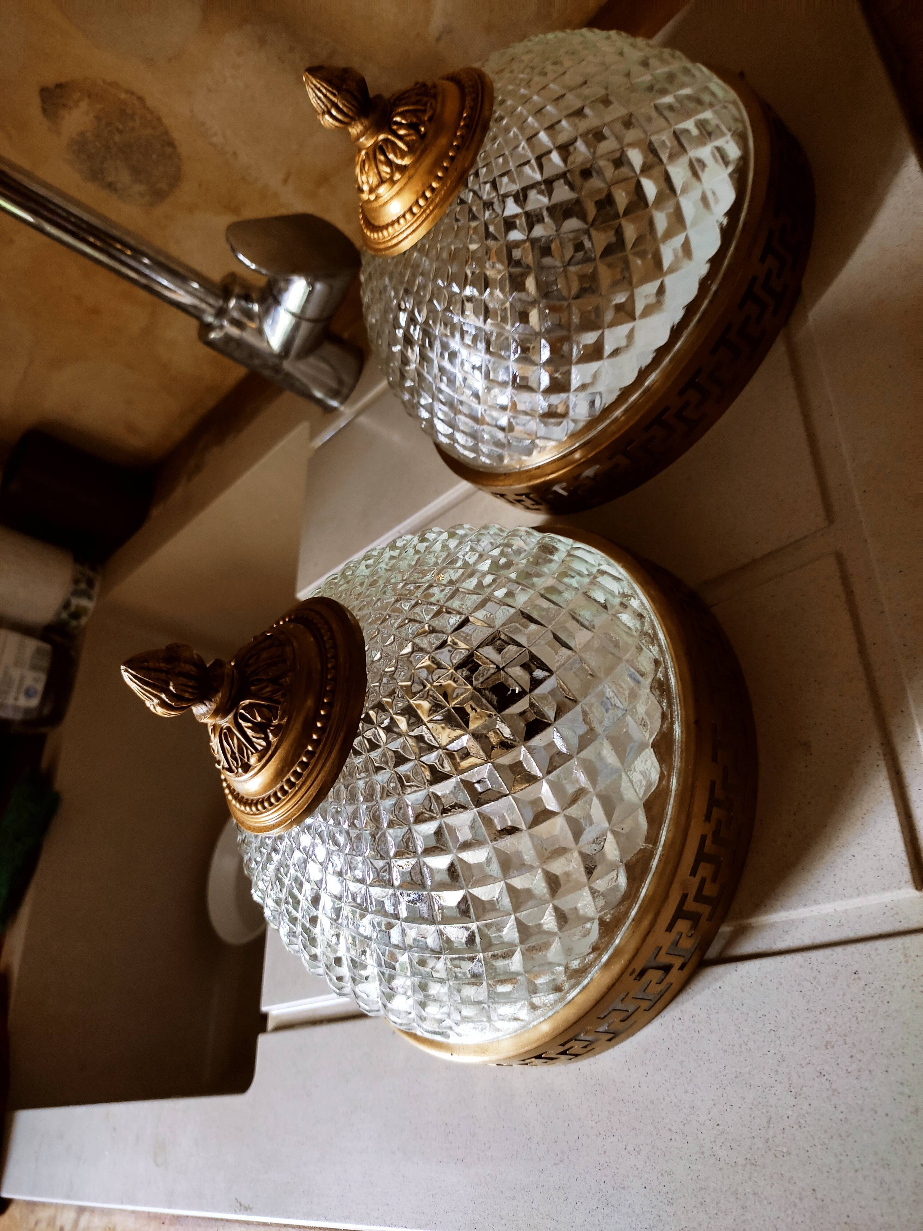 Bohemian ceiling lamp diamond spikes