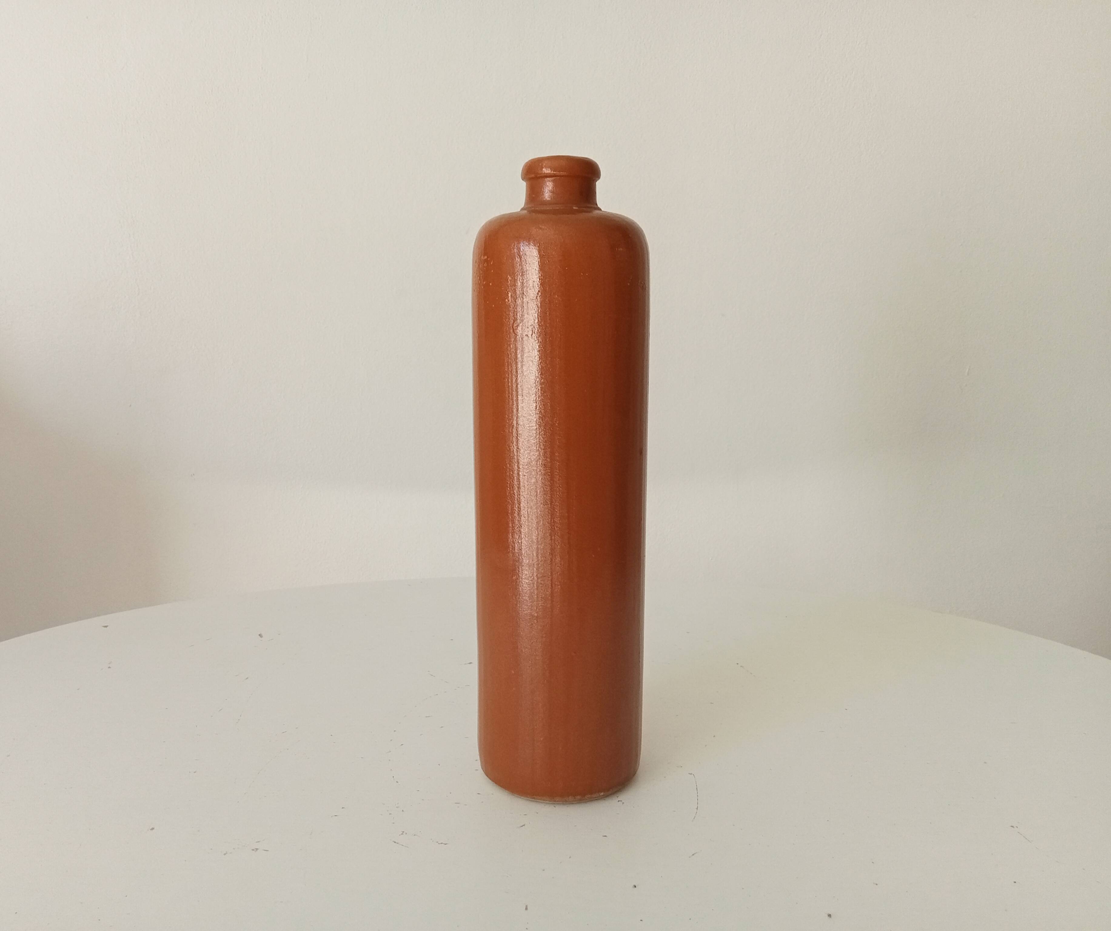 Antique glazed stoneware bottle