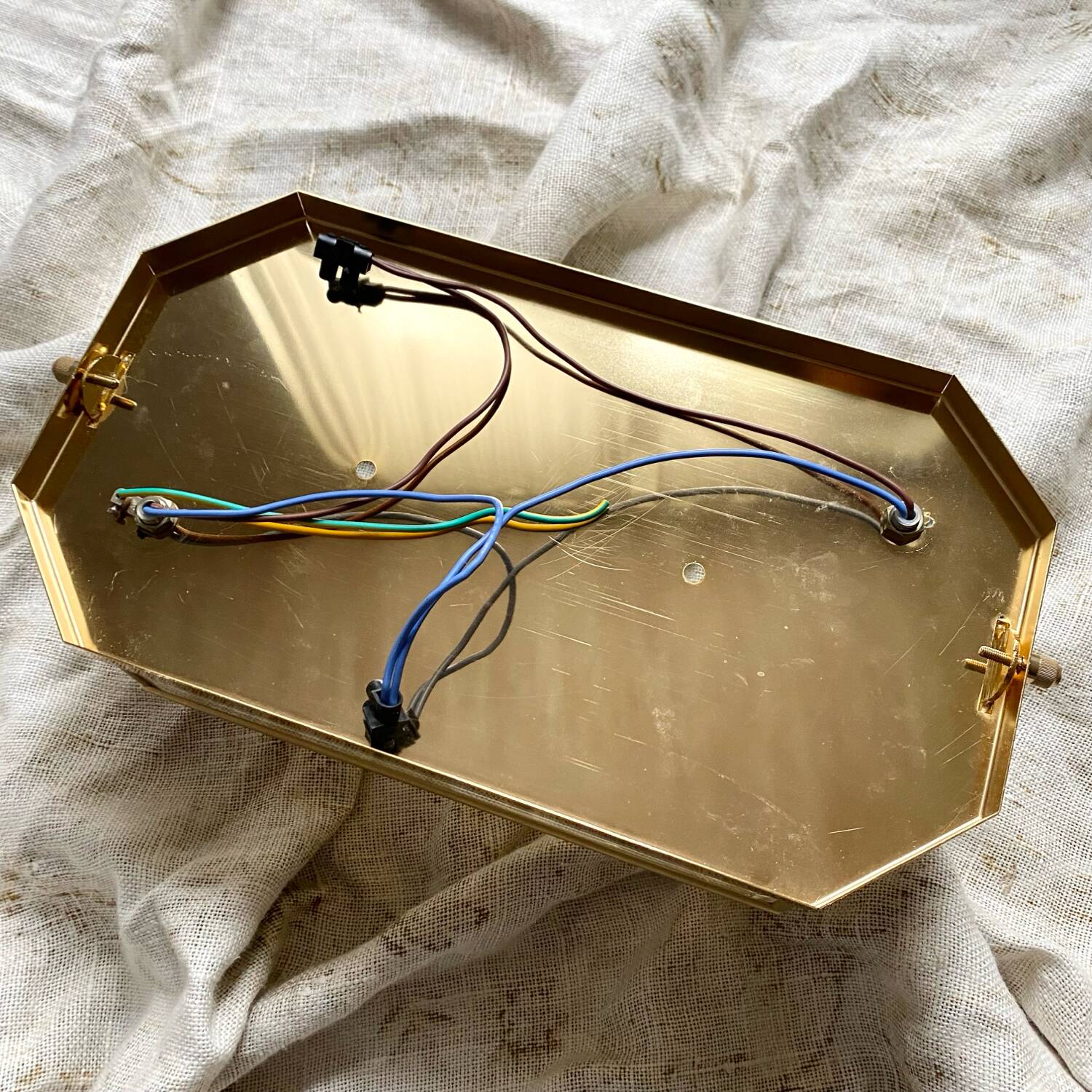 Large ceiling light, vintage wall sconce, 80s/90s.