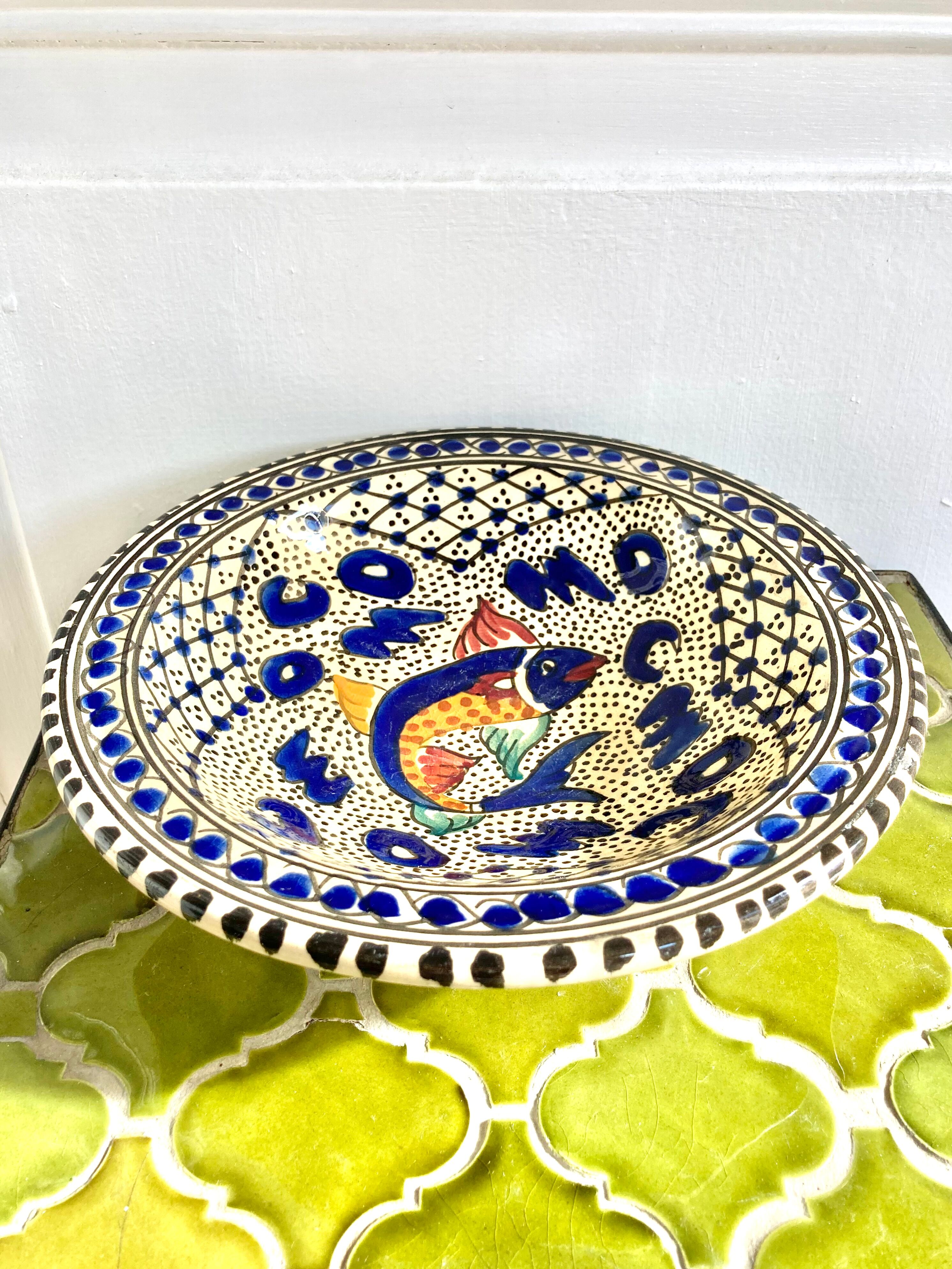 Empty pocket ceramic cut decoration fish