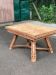Renovated 1930s Spanish extendable dining table in oak.