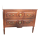 Commode sauteuse parisienne, 2 tiroirs, style Louis XVI