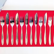 Service à poisson 12 pièces WMF inox avec coffret, années 60