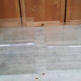 2 plexiglass nesting tables