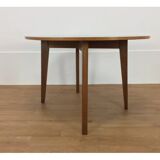 Table d'appoint haricot bois pied compas, années 50