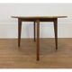 Side table bean wood foot compass, 50s