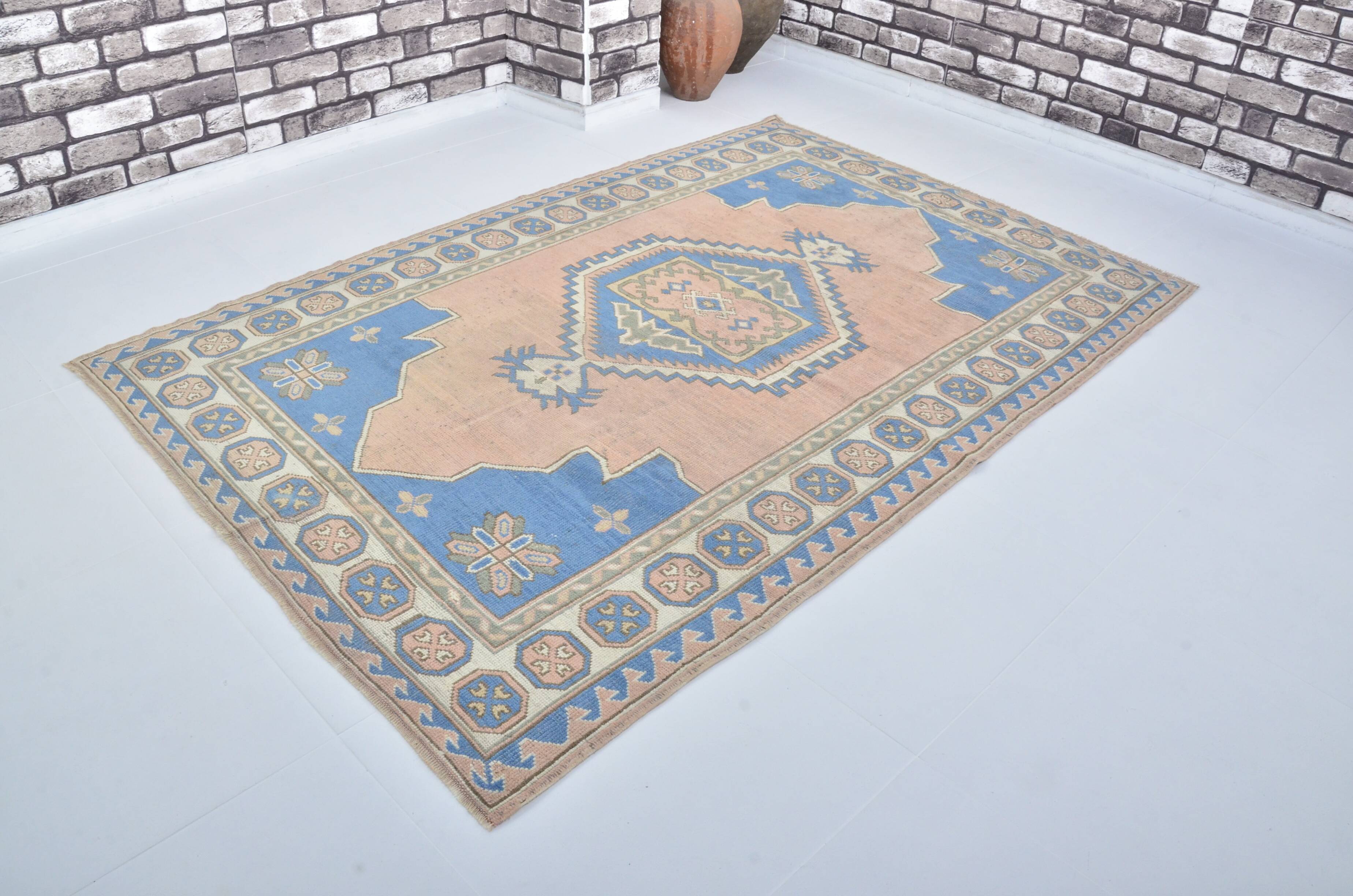 Vintage handmade floral rug sku3431