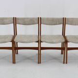 1960s Set of 4 Danish Teak Dining Chairs, Restored