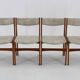 1960s Set of 4 Danish Teak Dining Chairs, Restored