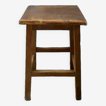Wooden workshop stool, 50s-60s