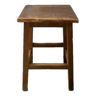 Wooden workshop stool, 50s-60s