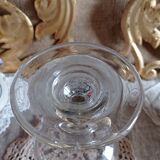 Vase verre à pied