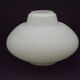 Large French Vintage Retro White Opaque Glass Pendant Ceiling Light Shade