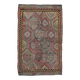 Vintage Turkish Oushak Handmade Wool Cotton Red Area Rug 170x272