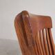 Oak office chair, workshop chair, adjustable height, 1930s