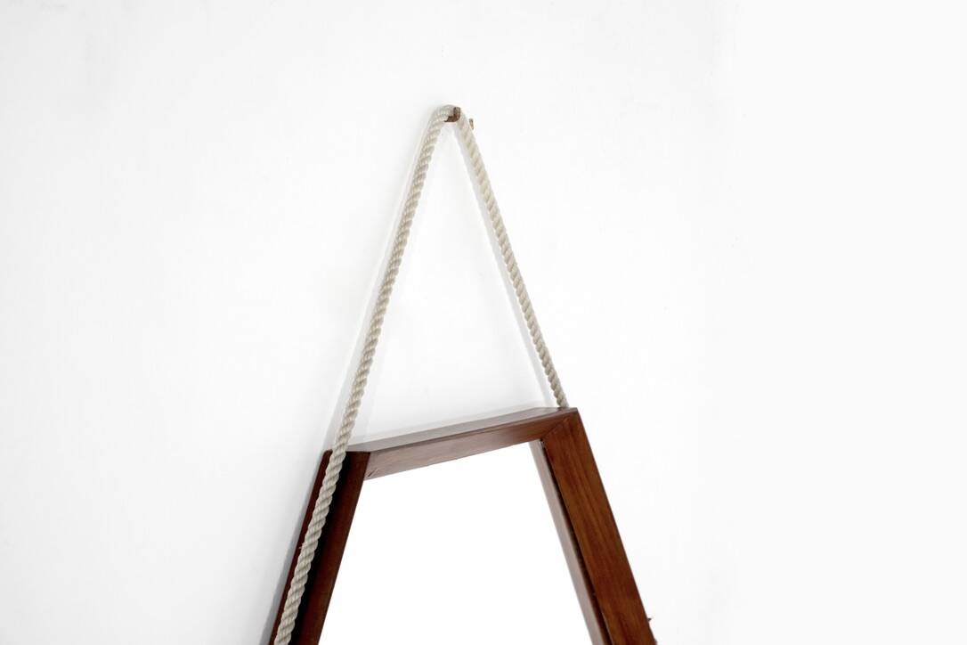 Miroir en bois, Italie années 1960