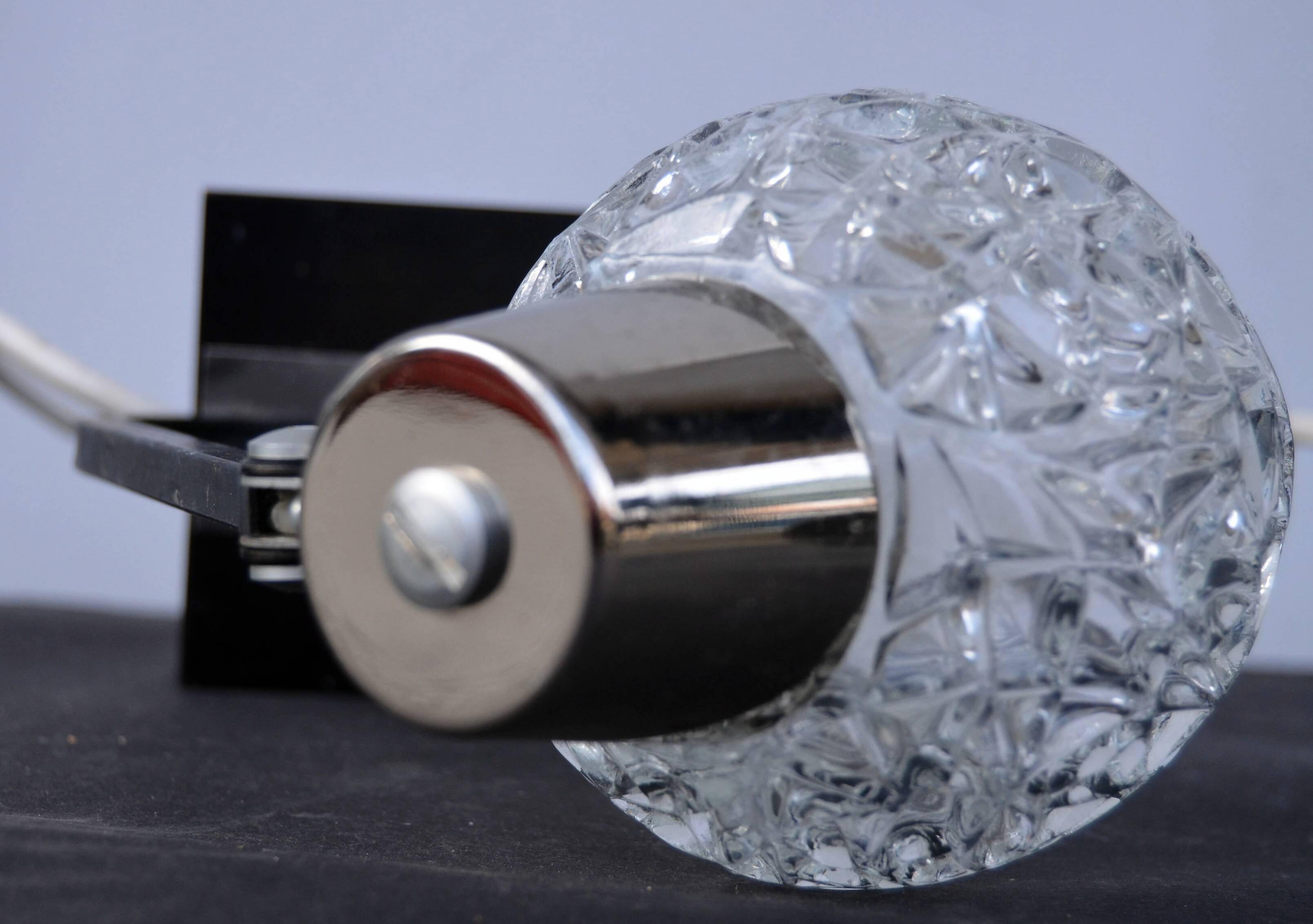 Mid Century Wooden Pair Bedside Lamps made in Germany