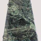 Vintage green marble and wrought iron coffee table