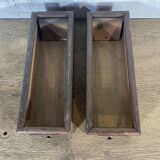 Set of 2 old wooden drawers