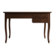 Antique Louis XV style flat desk in solid wood – 3 drawers