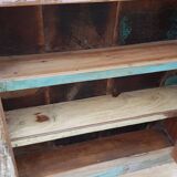 Polychrome teak display case