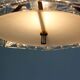 Vintage Sculptural Glass Pendant Lamp by Kamenický Šenov, 1970s