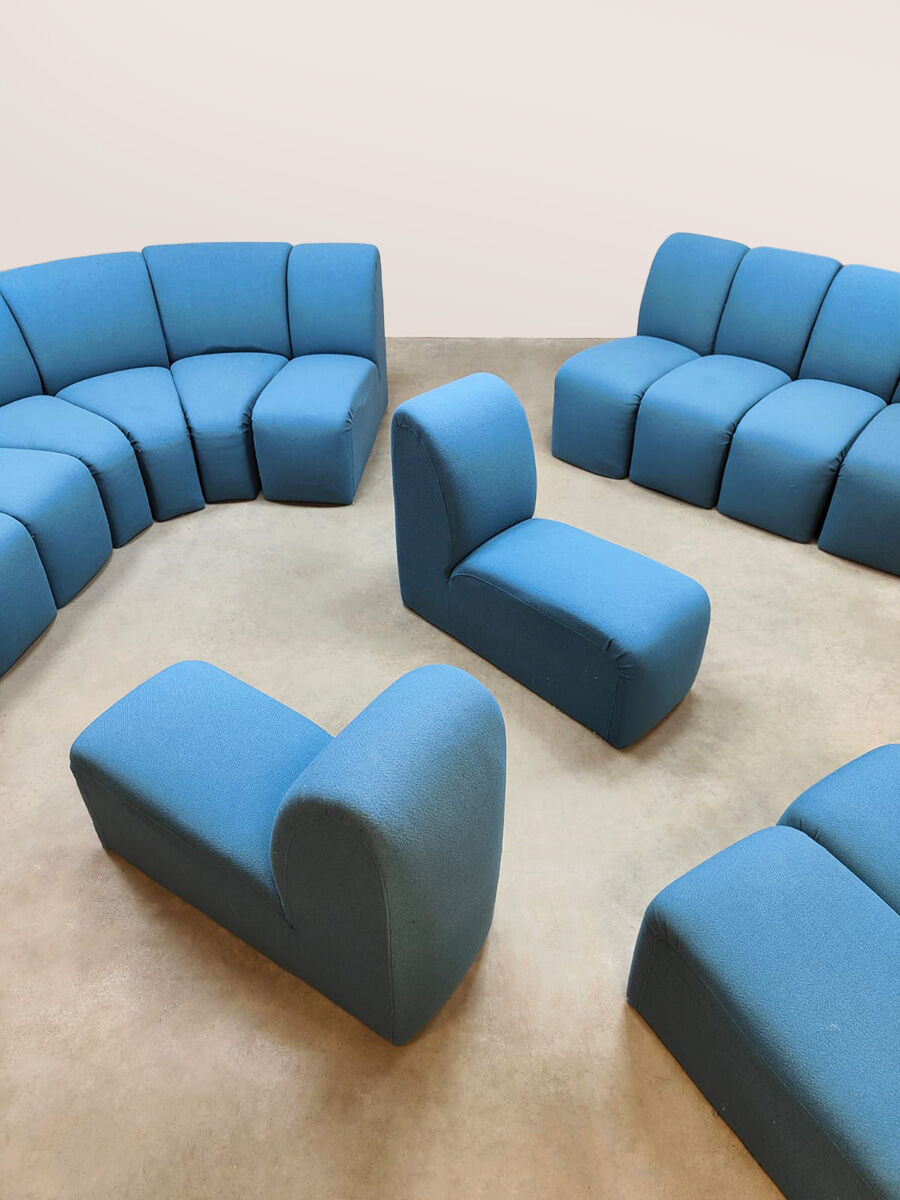 Rare Dutch vintage design modular 'Mississippi' sofa Pierre Paulin Artifort