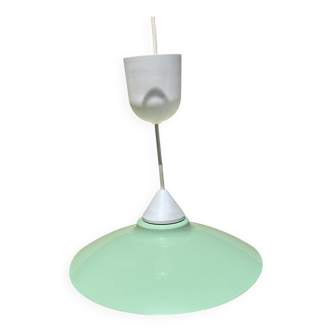 Suspension abat jour métal peinture neuve style vintage
