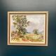 Original Swedish Oil on Canvas – “Landscape” by Sigurd Hagegård – Signed – Vintage & Framed – 62 × 53 cm (24.4" × 20.9")