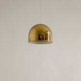 Pair of Swedish Brass Ceiling Pendant Lamps by Eje Ahlgren Bergboms, 1960s