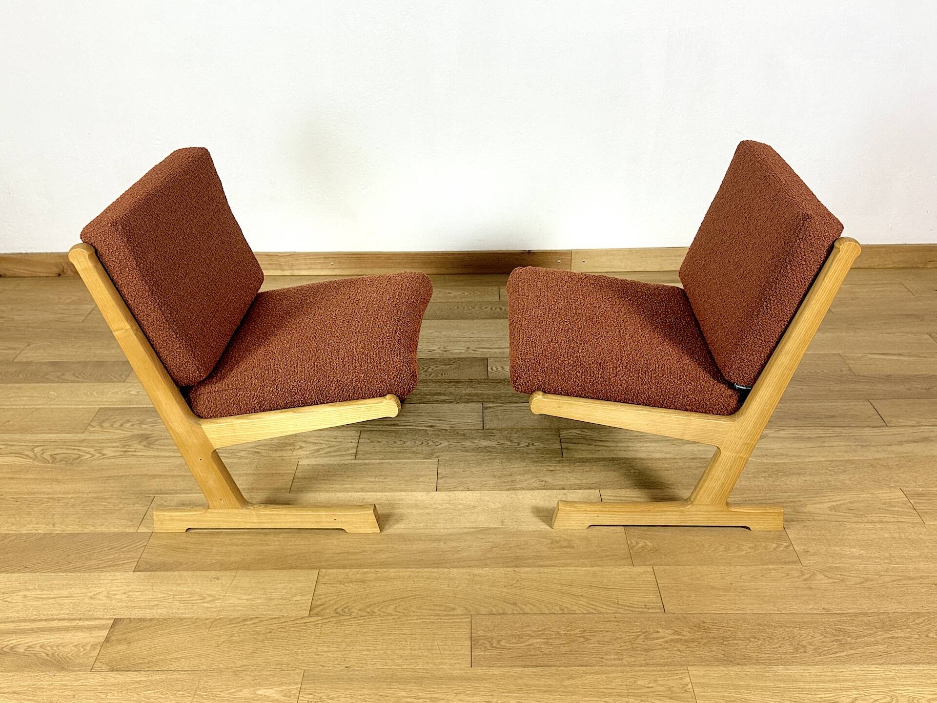 Chauffeuses Scandinave 1960 par Ditte & Adrian Heath Modèle 242 s