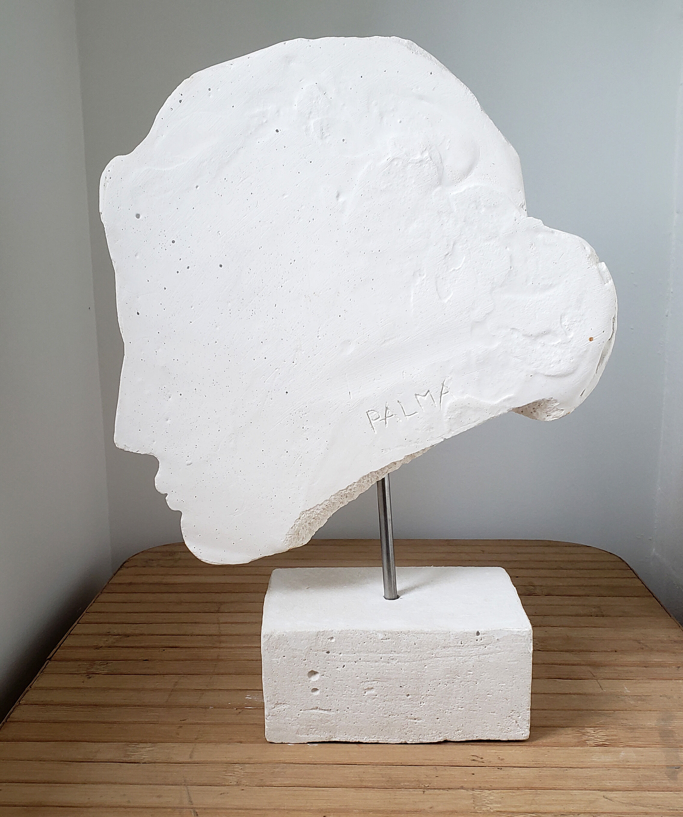 Greek woman's head in plaster
