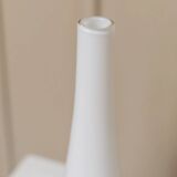 Vintage white milk-glass Salong vase by Johanna Jelinek for IKEA - mouth-blown glass, Scandinavian design