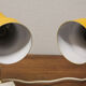 Pair of bedside lamps, 60's
