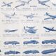 Dinky Toys monochrome advertising poster under glass
